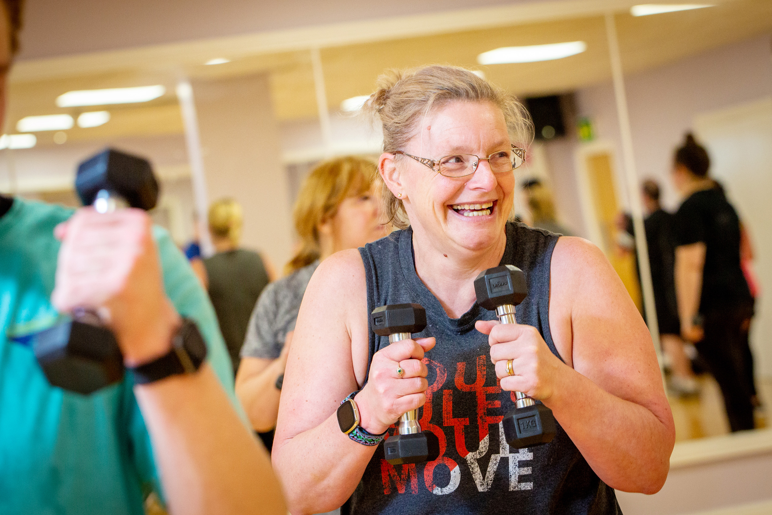Fitness class at Castle
